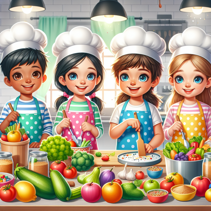 Kids Cooking Healthy Meals Course