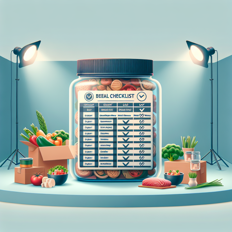 Weekly Meal Prep Checklist